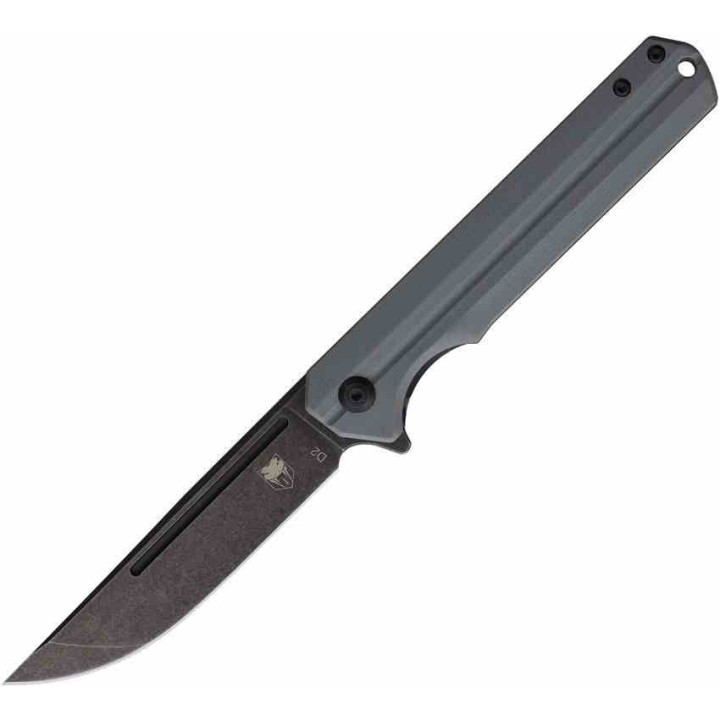 Couteau CobraTec Streamline Gray Lame Acier D2 Manche G-10 Clip Liner Lock CBTSLGGRY - Livraison Gratuite