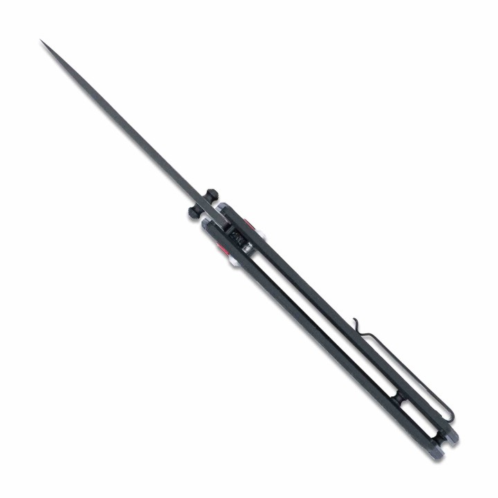 Couteau CobraTec Legacy Lame Acier D2 Manche Alu/G-10 Bar Lock Clip CBTLEGBLK - Livraison Gratuite
