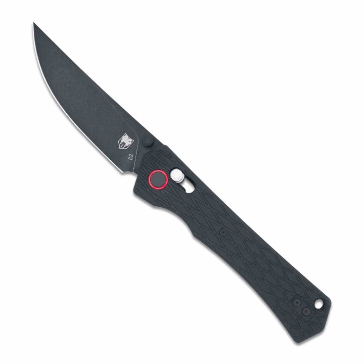 Couteau CobraTec Legacy Lame Acier D2 Manche Alu/G-10 Bar Lock Clip CBTLEGBLK - Livraison Gratuite