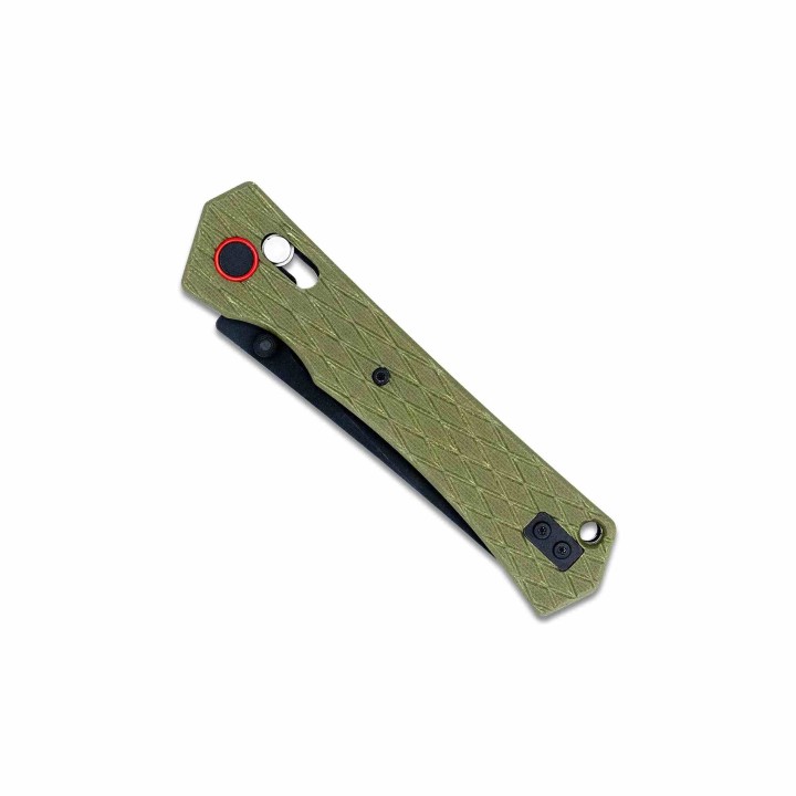 Couteau CobraTec Legacy Green Lame Acier D2 Manche Alu/G-10 Bar Lock Clip CBTLEGODG - Livraison Gratuite