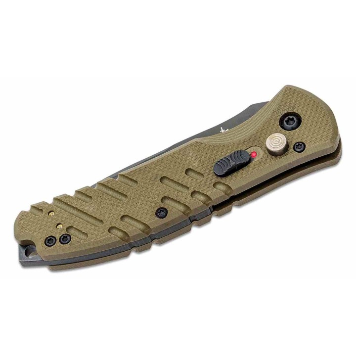 Couteau Automatique Gerber Propel Downrange Auto Tanto Lame Acier S30V Manche OD Green USA G1317 - Livraison Gratuite