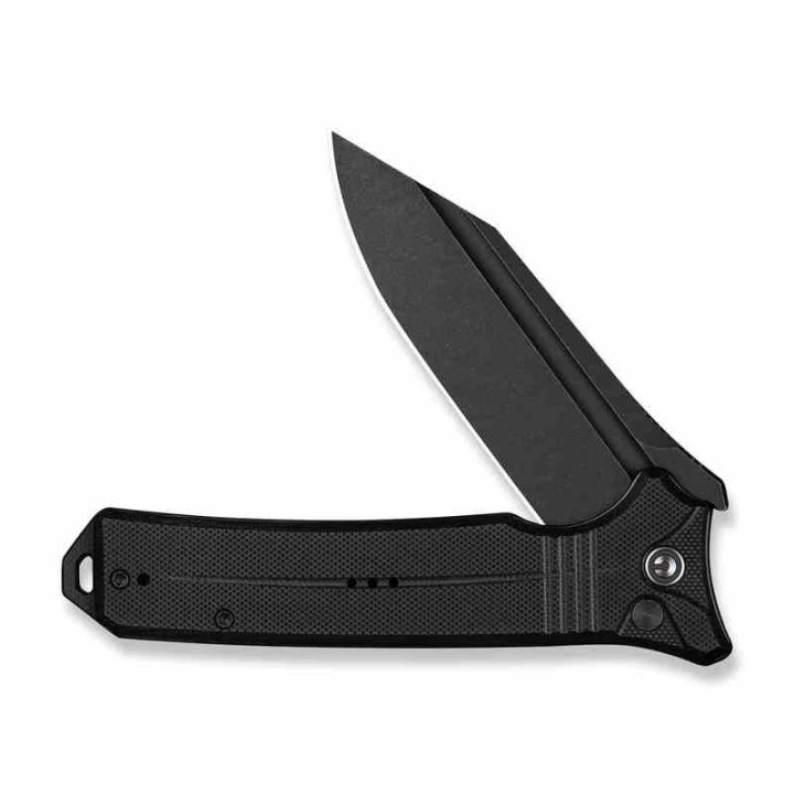 Couteau Pliant CIVIVI Neurohaptic Black Manche G10 Lame Acier Nitro-V IKBS Button Lock Clip CIVC230801 - Livraison Gratuite