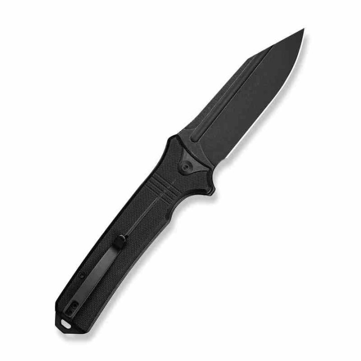 Couteau Pliant CIVIVI Neurohaptic Black Manche G10 Lame Acier Nitro-V IKBS Button Lock Clip CIVC230801 - Livraison Gratuite
