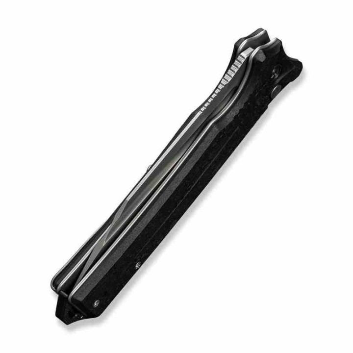 Couteau Pliant CIVIVI Neurohaptic Black Manche G10 Lame Acier Nitro-V IKBS Button Lock Clip CIVC230802 - Livraison Gratuite