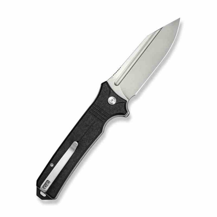 Couteau Pliant CIVIVI Neurohaptic Black Manche G10 Lame Acier Nitro-V IKBS Button Lock Clip CIVC230802 - Livraison Gratuite
