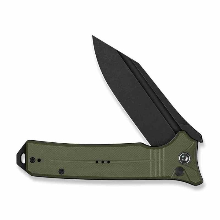 Couteau Pliant CIVIVI Neurohaptic OD Green Manche G10 Lame Acier Nitro-V IKBS Button Lock Clip CIVC230803 - Livraison Gratuite