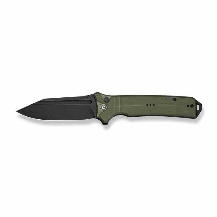 Couteau Pliant CIVIVI Neurohaptic OD Green Manche G10 Lame Acier Nitro-V IKBS Button Lock Clip CIVC230803 - Livraison Gratuite