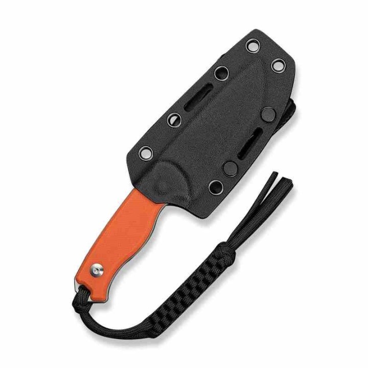 Couteau CIVIVI Timberbark Orange Manche G10 Lame Acier 14C28N Etui Kydex CIVC230942 - Livraison Gratuite