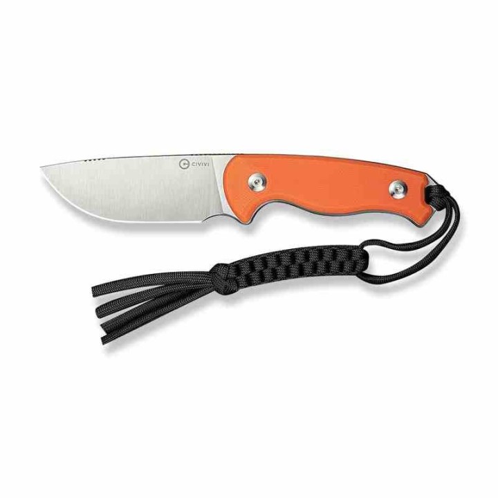 Couteau CIVIVI Timberbark Orange Manche G10 Lame Acier 14C28N Etui Kydex CIVC230942 - Livraison Gratuite