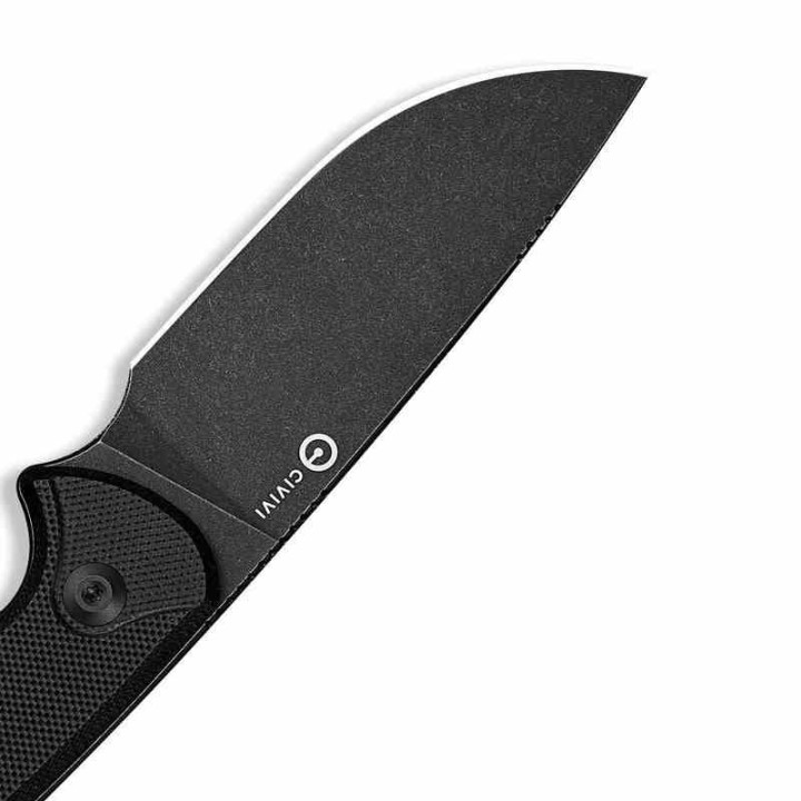 Couteau CIVIVI Timberbark Black Manche G10 Lame Acier 14C28N Etui Kydex CIVC230941 - Livraison Gratuite