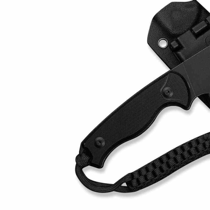 Couteau CIVIVI Timberbark Black Manche G10 Lame Acier 14C28N Etui Kydex CIVC230941 - Livraison Gratuite