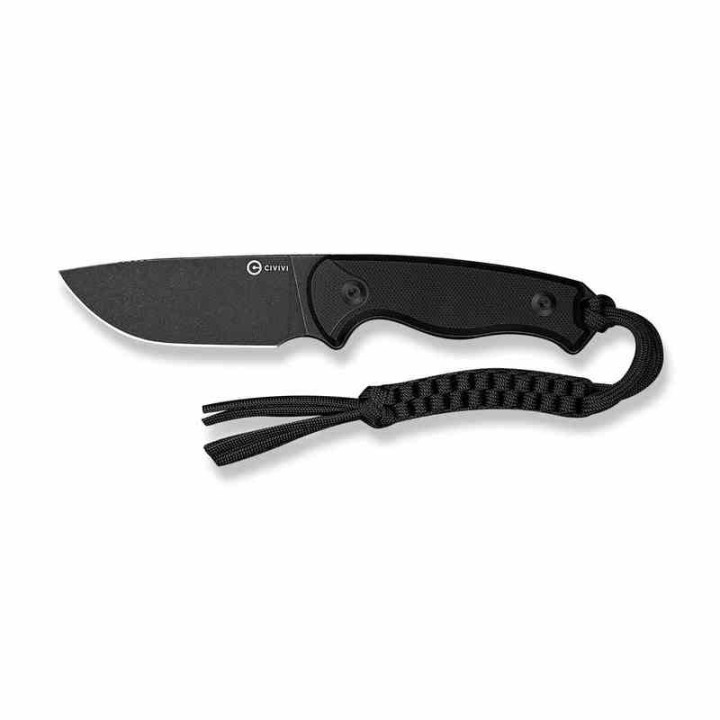 Couteau CIVIVI Timberbark Black Manche G10 Lame Acier 14C28N Etui Kydex CIVC230941 - Livraison Gratuite