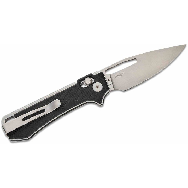 Couteau Real Steel Vis Black Lame Acier 12C27N Manche G10 Crossbar Lock IKBS RS8051BS - Livraison Gratuite