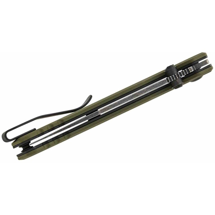 Couteau Kershaw Bel Air OD Green Lame CPM MagnaCut Blk Manche Alu DuraLock KVT USA KS6105OLBW - Livraison Gratuite