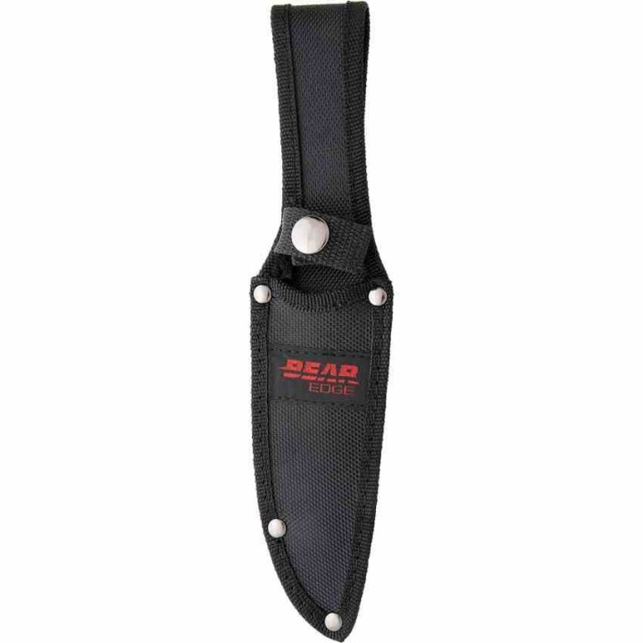 Couteau Bear Edge Brisk 1.0 Lame Acier 440 Serrated Etui Nylon BC61517 - Livraison Gratuite