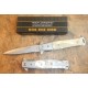 Couteau Stiletto Tac Force Milano A/O Lame Acier Inox Manche Abs Façon Perle TF428S - Livraison Gratuite