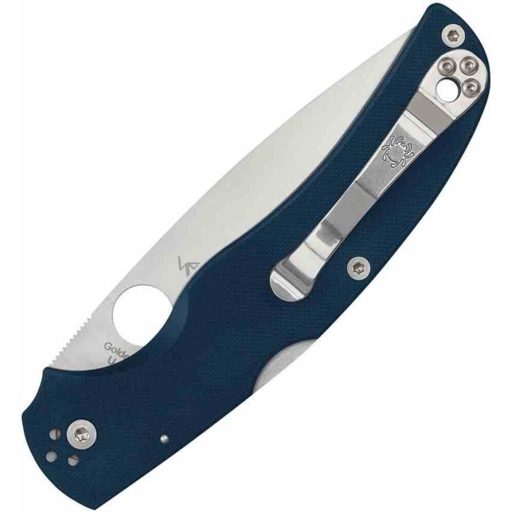 Couteau Spyderco Native Chief Lame Acier CPM-SPY27 Manche G10 Lockback Made USA SC244GPCBL - Livraison Gratuite 