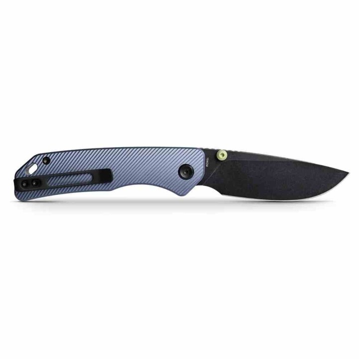 Couteau Vosteed Marten Purple Lame Acier 154CM Manche Aluminium IKBS Clip Top-Liner VOSA1603 - Livraison Gratuite 