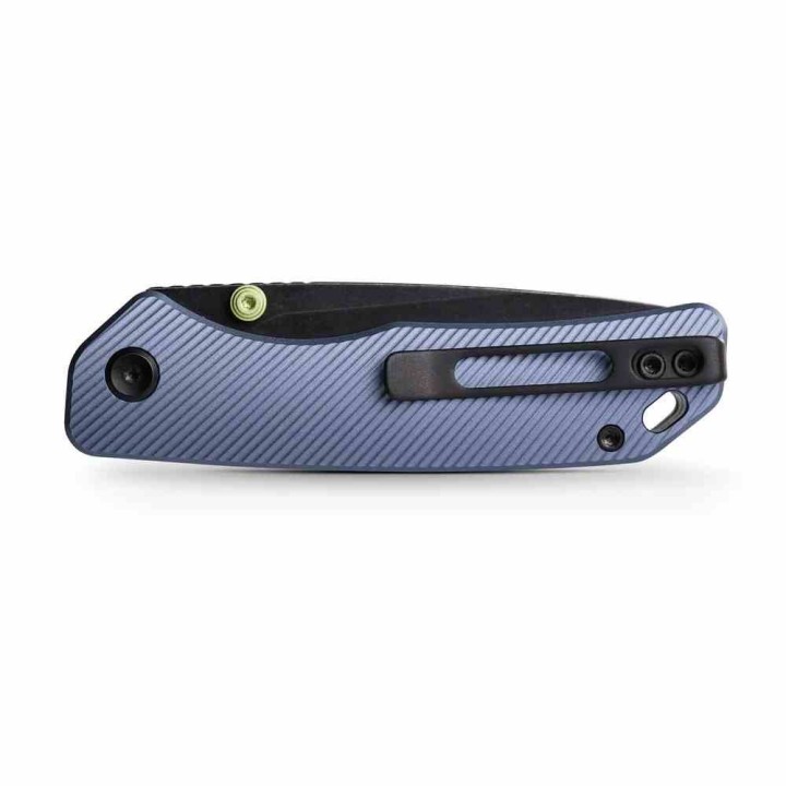 Couteau Vosteed Marten Purple Lame Acier 154CM Manche Aluminium IKBS Clip Top-Liner VOSA1603 - Livraison Gratuite 