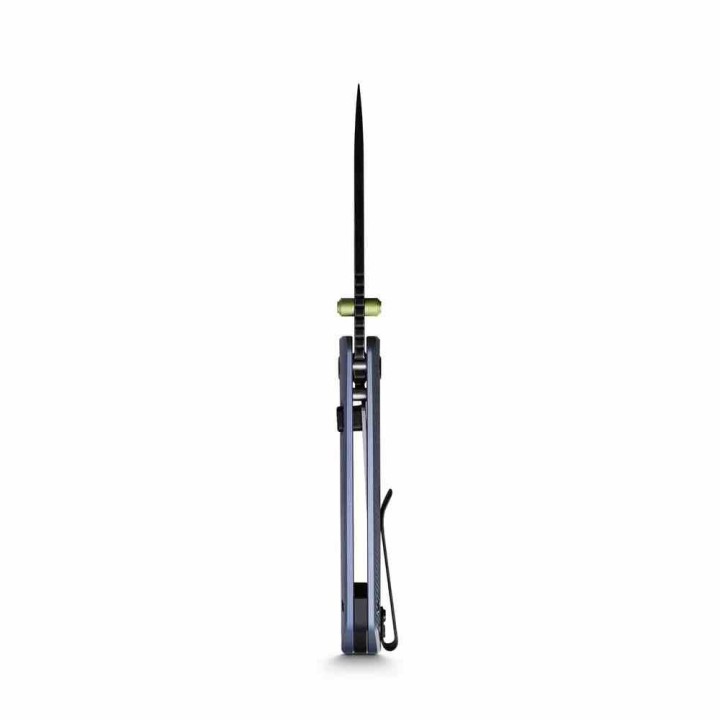Couteau Vosteed Marten Purple Lame Acier 154CM Manche Aluminium IKBS Clip Top-Liner VOSA1603 - Livraison Gratuite 