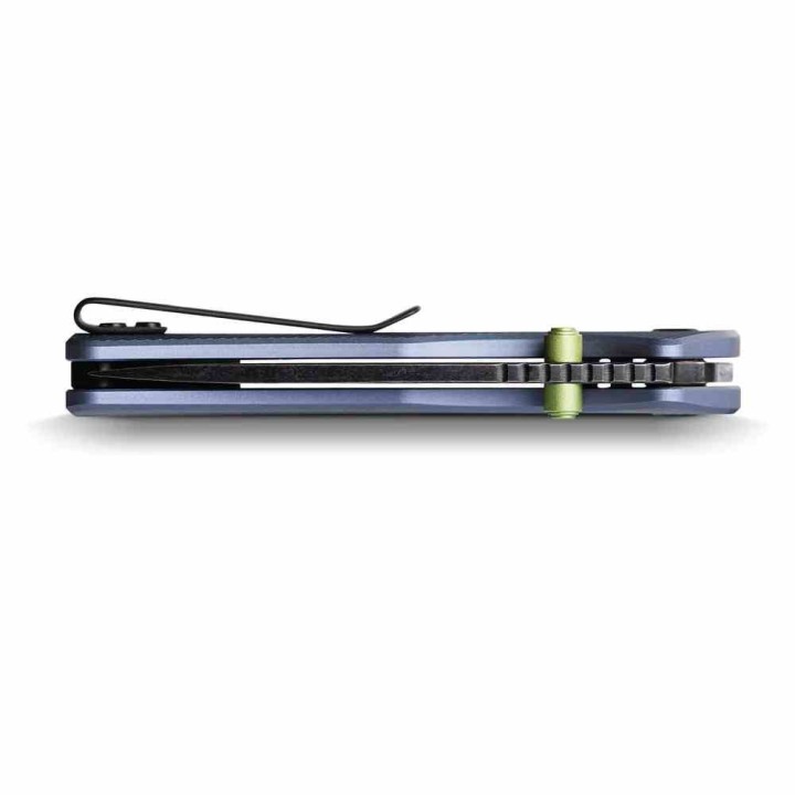 Couteau Vosteed Marten Purple Lame Acier 154CM Manche Aluminium IKBS Clip Top-Liner VOSA1603 - Livraison Gratuite 
