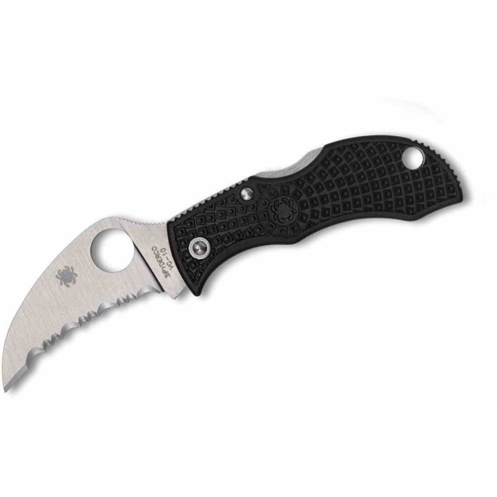 Couteau Spyderco Manbub Lame Hawkbill Serr VG10 Manche FRN Made Japan SCMBKHBS - Livraison Gratuite