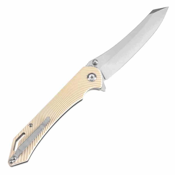 Couteau Tenable Colibri Tech White Manche G10 Lame Acier Nitro V Linerlock Clip T1060A4 - Livraison Gratuite
