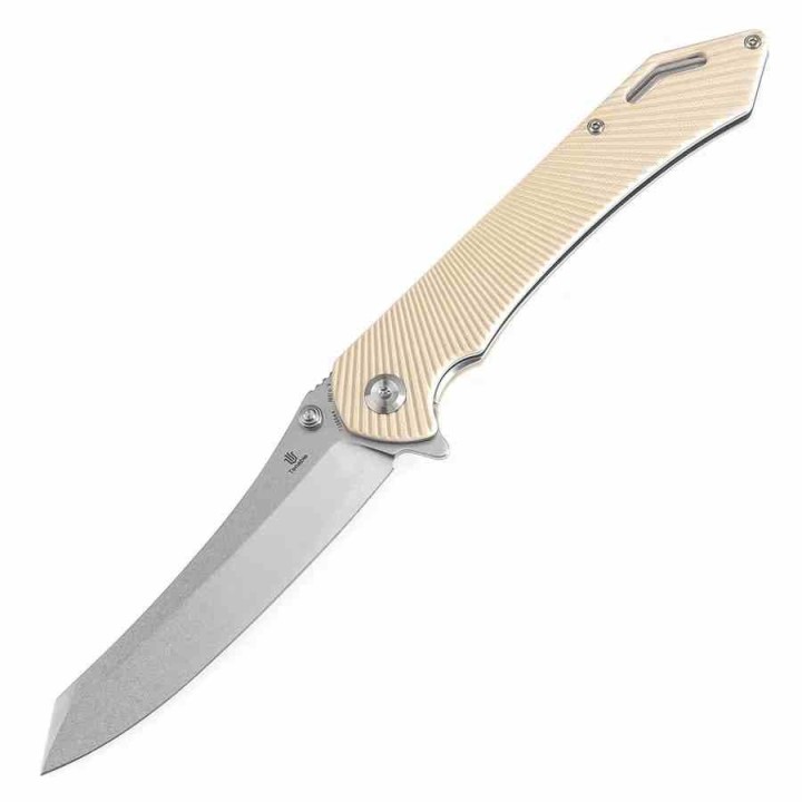 Couteau Tenable Colibri Tech White Manche G10 Lame Acier Nitro V Linerlock Clip T1060A4 - Livraison Gratuite