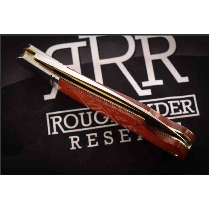Couteau Rough Ryder Reserve Shapeshifter Lame Acier D2 Manche Micarta Rouge Boite Collector RRR041 - Livraison Gratuite