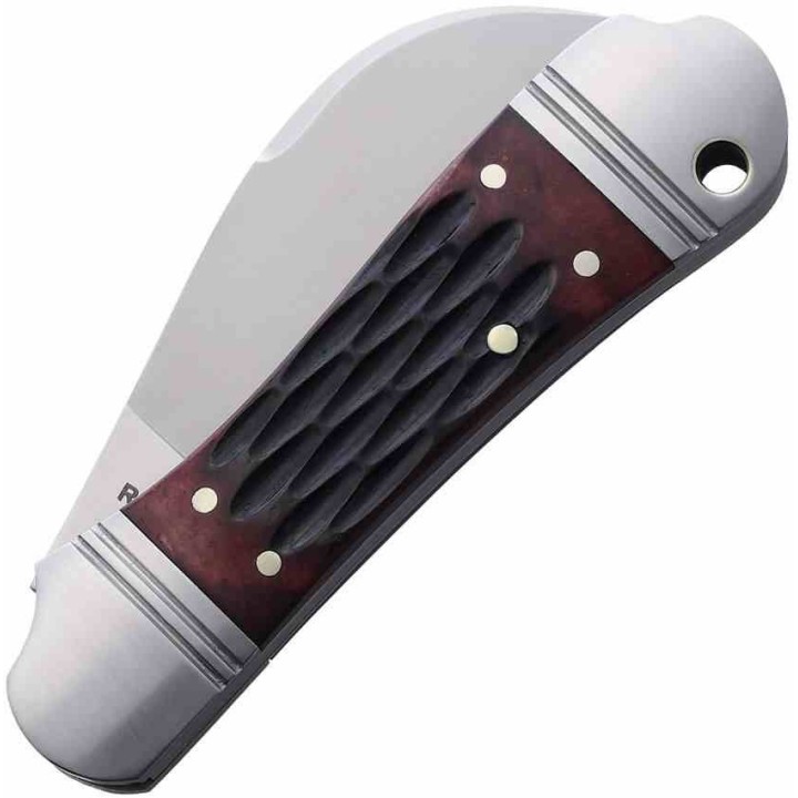 Couteau Rough Ryder Reserve Lame Acier D2 Hawkbill Manche Os Slip Joint Boîte Collector RRR038 - Livraison Gratuite