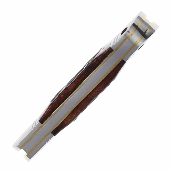 Couteau Rough Ryder Reserve Lame Acier D2 Hawkbill Manche Os Slip Joint Boîte Collector RRR038 - Livraison Gratuite