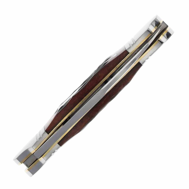 Couteau Rough Ryder Reserve Lame Acier D2 Hawkbill Manche Os Slip Joint Boîte Collector RRR038 - Livraison Gratuite