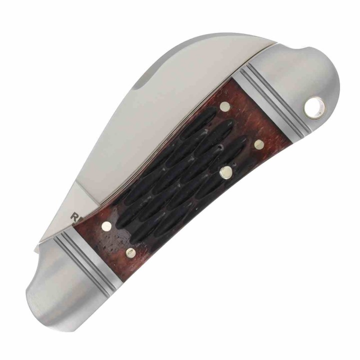 Couteau Rough Ryder Reserve Lame Acier D2 Hawkbill Manche Os Slip Joint Boîte Collector RRR038 - Livraison Gratuite