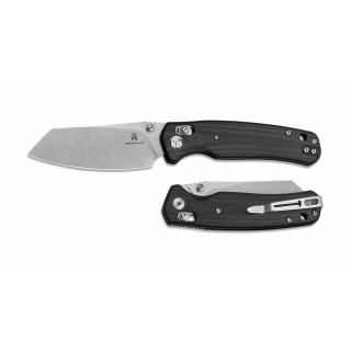 Couteau BESTECHMAN CICADA'S WING Black Lame Acier 10Cr15MoV SW Manche G10 B-Lock Clip BTKMK06I - Livraison Gratuite