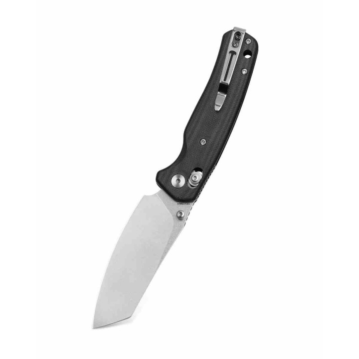 Couteau BESTECHMAN CICADA'S WING Black Lame Acier 10Cr15MoV SW Manche G10 B-Lock Clip BTKMK06I - Livraison Gratuite