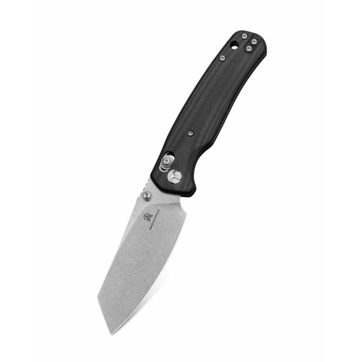 Couteau BESTECHMAN CICADA'S WING Black Lame Acier 10Cr15MoV SW Manche G10 B-Lock Clip BTKMK06I - Livraison Gratuite