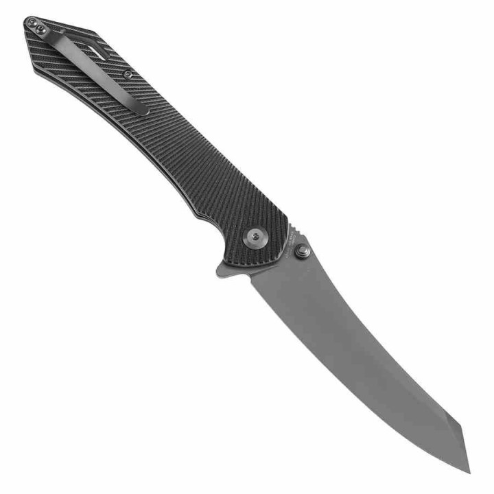 Couteau Tenable Colibri Tech Black & Green Manche G10 Lame Acier Nitro V Linerlock Clip T1060A2 - Livraison Gratuite