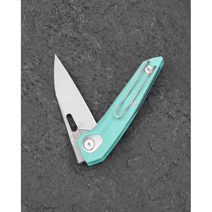 Couteau Bestech VK-VOID Aqua Lame Acier MagnaCut Manche G10 IKBS Liner Lock Clip BTKG63B - Livraison Gratuite