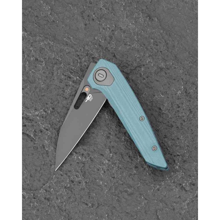 Couteau Bestech VK-VOID Grey Lame Acier MagnaCut Manche G10 IKBS Liner Lock Clip BTKG63C - Livraison Gratuite