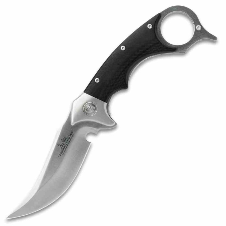 Couteau  Gil Hibben Recurve Karambit Lame Acier 7Cr17 Manche G10 IKBS Liner Lock Clip GH5136 - Livraison Gratuite