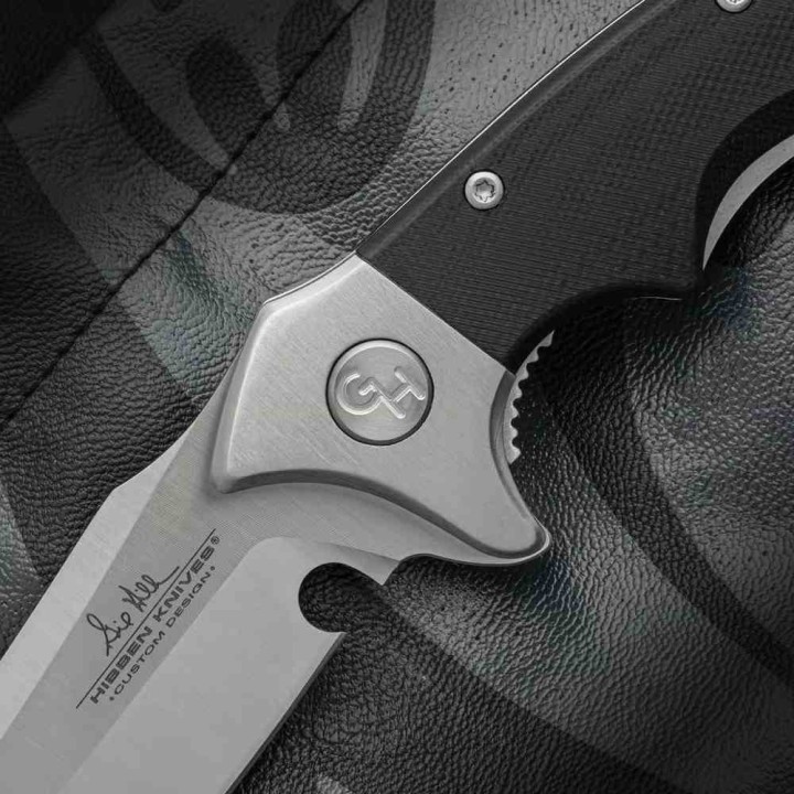 Couteau  Gil Hibben Recurve Karambit Lame Acier 7Cr17 Manche G10 IKBS Liner Lock Clip GH5136 - Livraison Gratuite