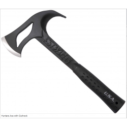 Hache Tomahawk Estwing Hunters Axe with Guthook Acier Forgé + Pierre Affuter Made In USA ESEBHA - Livraison Gratuite