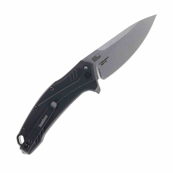 Couteau Kershaw Link Black Lame MagnaCut Manche Aluminium Linerlock Clip USA KS1776BLKMAG - Livraison Gratuite