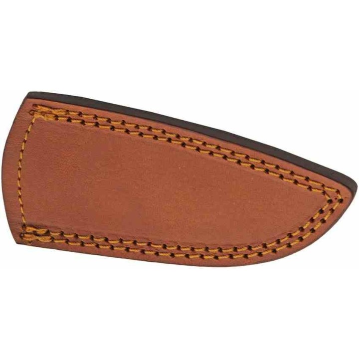 Couteau Skinner Lame Acier Damas 256 Couches Manche Os Etui Cuir DM1404BO - Livraison Gratuite