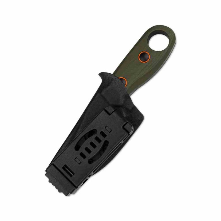 Couteau Kizer Beaver Lame Acier D2 Manche G10 Olive Green Etui Kydex KU1078A1 - Livraison Gratuite