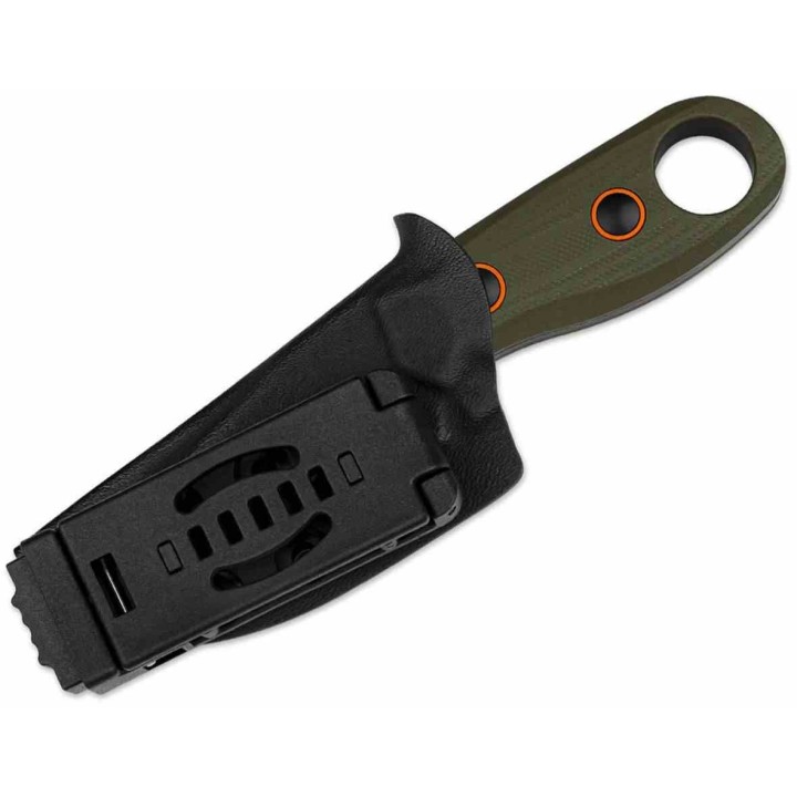 Couteau Kizer Beaver Lame Acier D2 Manche G10 Olive Green Etui Kydex KU1078A1 - Livraison Gratuite