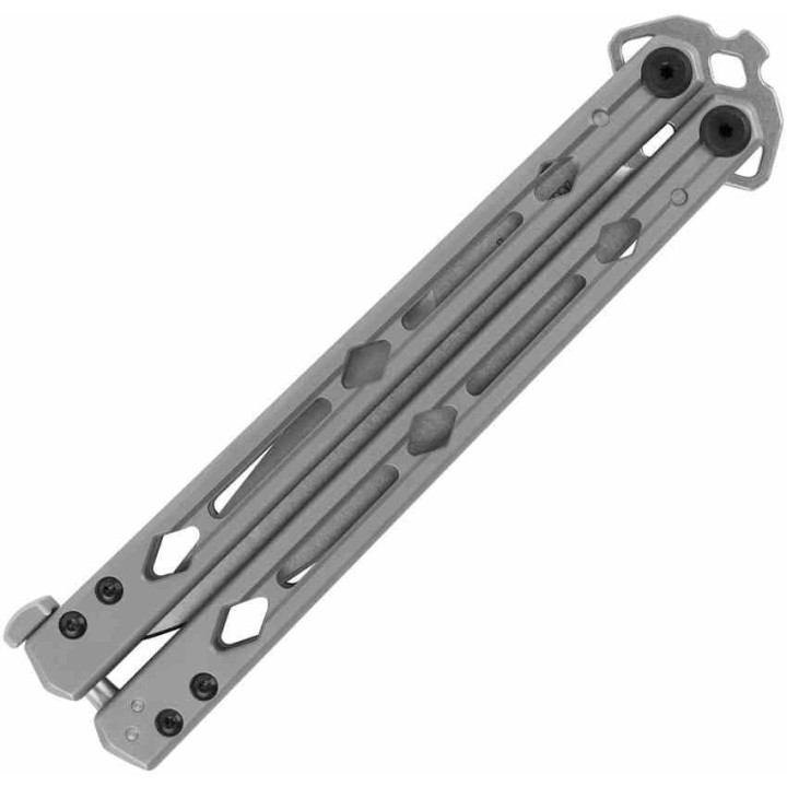 Couteau Papillon Balisong Kershaw Lucha Lame Acier CPM MagnaCut Manche Acier USA KVT KS5150MAG - Livraison Gratuite