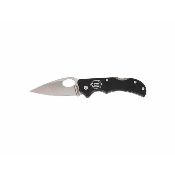 Couteau Pliant Outdoor Life Summit Black Lame Acier Inox Manche Alu Back Lock Clip OLM005B - Livraison Gratuite
