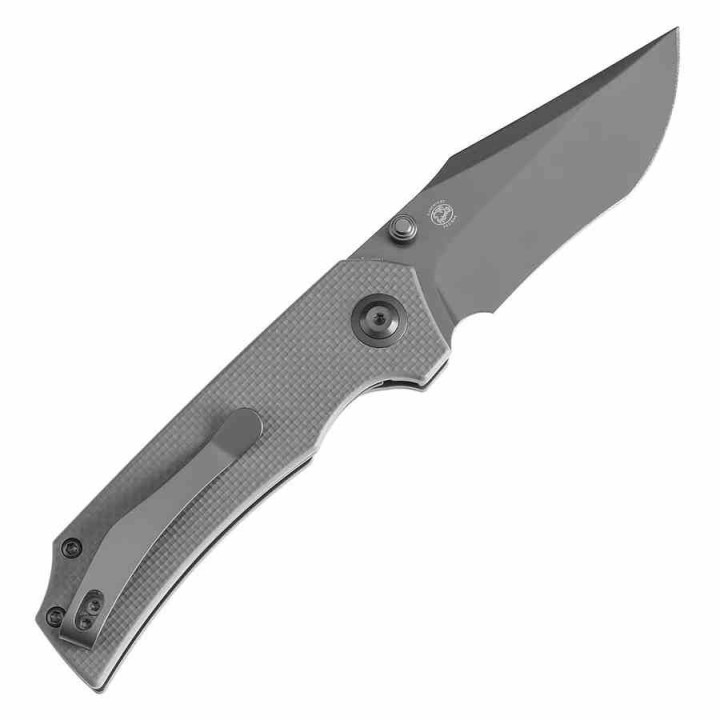 Couteau Tenable Fermi Sand Lame Acier 14C28N Grey Manche G10 Liner Lock Clip T1122A5 - Livraison Gratuite