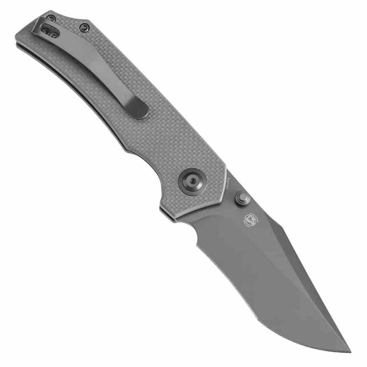 Couteau Tenable Fermi Sand Lame Acier 14C28N Grey Manche G10 Liner Lock Clip T1122A5 - Livraison Gratuite
